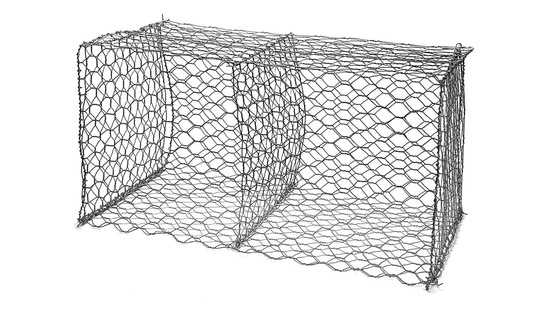Сетка габионная 2х25 м крученая оцинкованная ГОСТ Р 51285-99 2.2х60х80 мм
